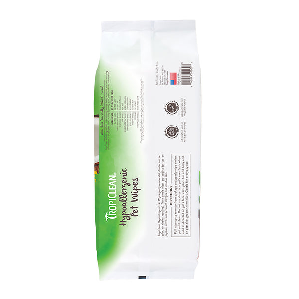 Tropiclean Coconut Hypoallergenic Pet Wipes