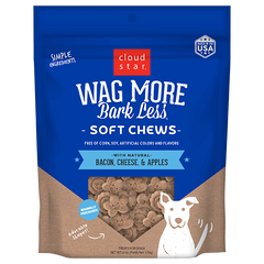 Cloud Star Wag More Bark Less Soft & Chewy Bacon, Cheese & Apples Dog Treats