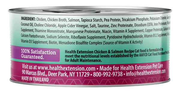 Health Extension Grain Free Chicken & Salmon Canned Cat Food