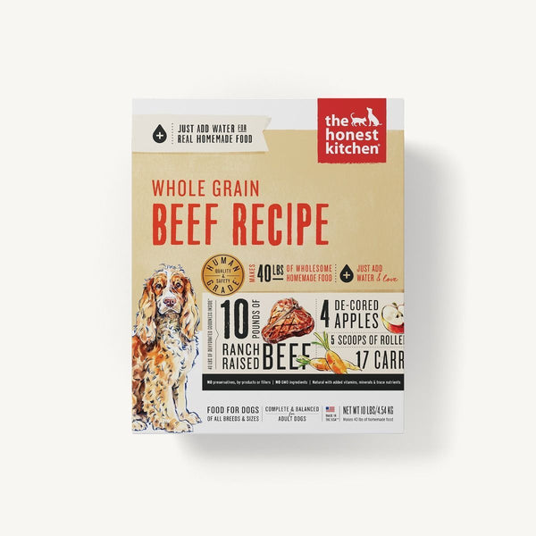 The Honest Kitchen Dehydrated Whole Grain Beef Recipe Dog Food