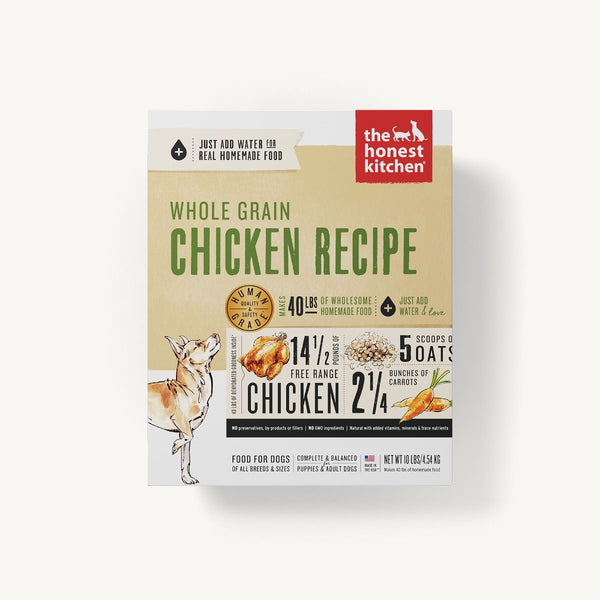 The Honest Kitchen Dehydrated Whole Grain Chicken Recipe Dog Food