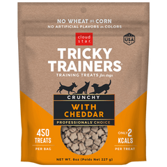 Cloud Star Tricky Trainers Chedder Flavor Crunchy Dog Treats