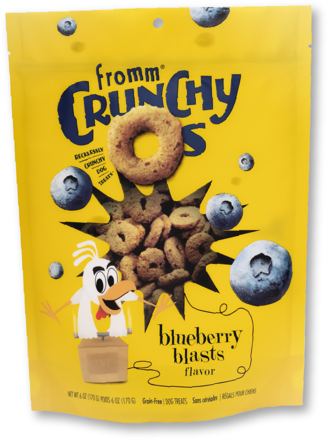 Fromm Crunchy O's Blueberry Blasts Dog Treats