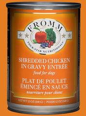 Fromm Four Star Shredded Chicken In Gravy Entrée Canned Dog Food