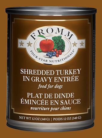 Fromm Shredded Turkey In Gravy Entree Canned Dog Food