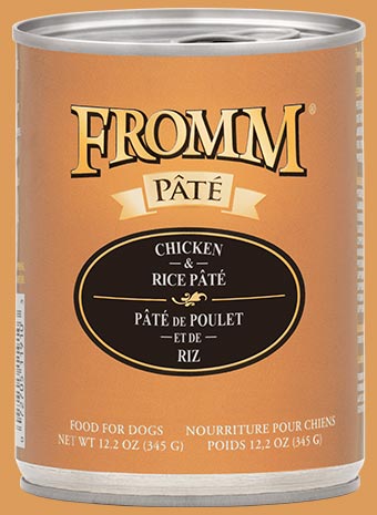 Fromm Chicken & Rice Pate Canned Dog Food