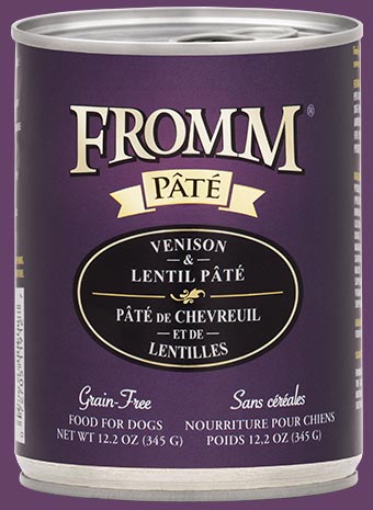 Fromm Venison & Lentil Pate Canned Dog Food