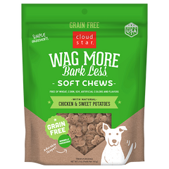Cloud Star Wag More Bark Less Soft & Chewy Grain Free Chicken & Sweet Potatoes Dog Treats