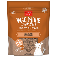 Cloud Star Wag More Bark Less Soft & Chewy Grain Free Savory Duck Dog Treats (RETIRED)