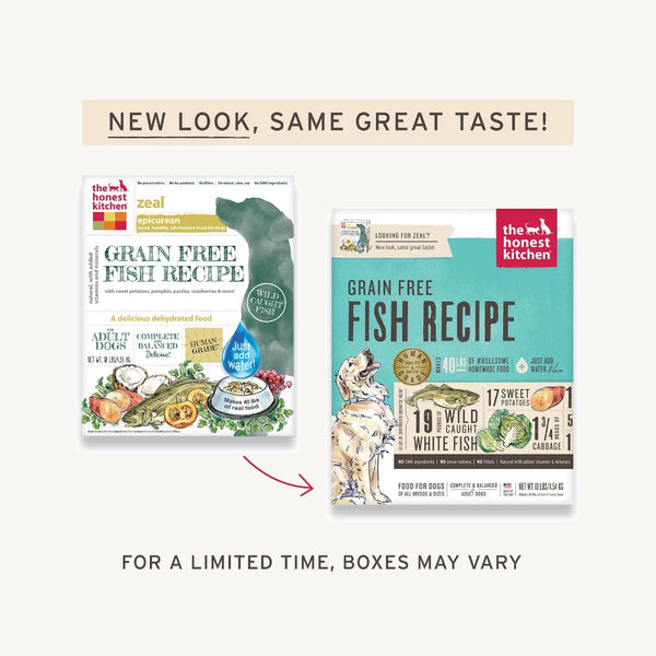 The Honest Kitchen Dehydrated Grain Free Fish Recipe Dog Food