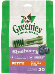 Greenies Blueberry Flavor Petite Dog Dental Treats