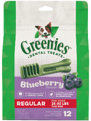 Greenies Blueberry Flavor Regular Dog Dental Treats
