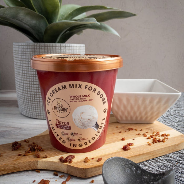 Puppy Scoops Hoggin' Dogs Bacon Ice Cream Mix Dog Treat