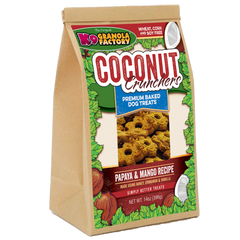 K9 Granola Factory Coconut Crunchers Papaya and Mango Recipe Dog Treats