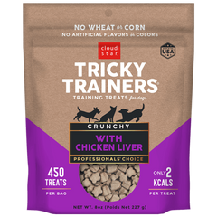 Cloud Star Tricky Trainers Chicken Liver Flavor Crunchy Dog Treats