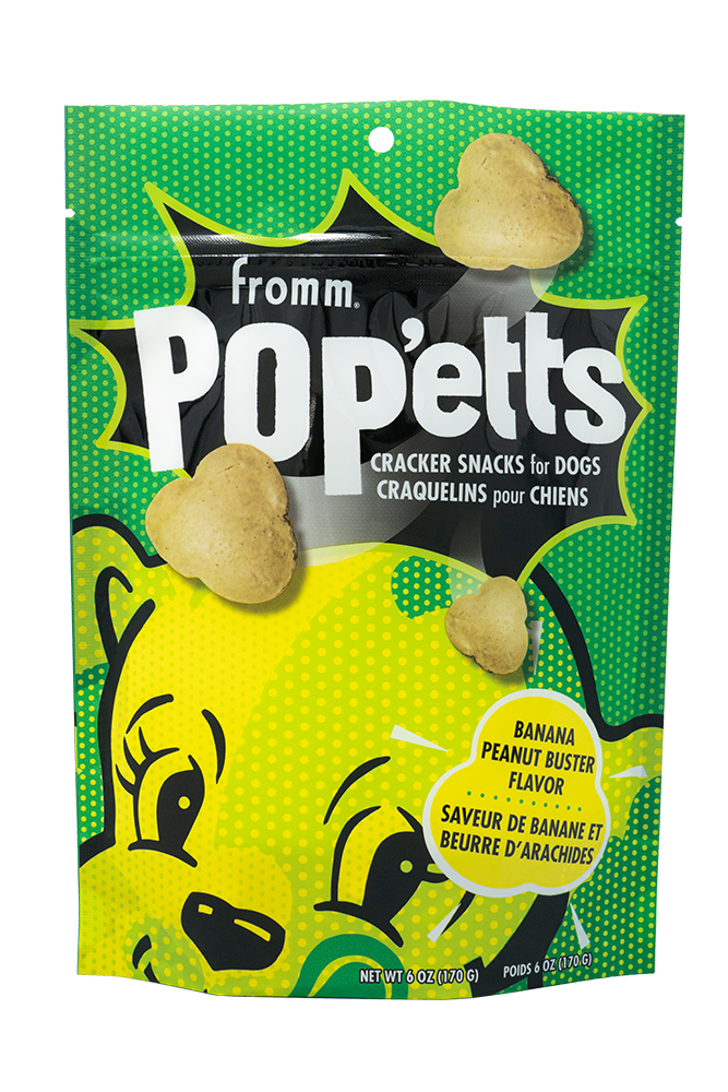 Fromm Pop'etts Banana Peanut Buster Dog Treats