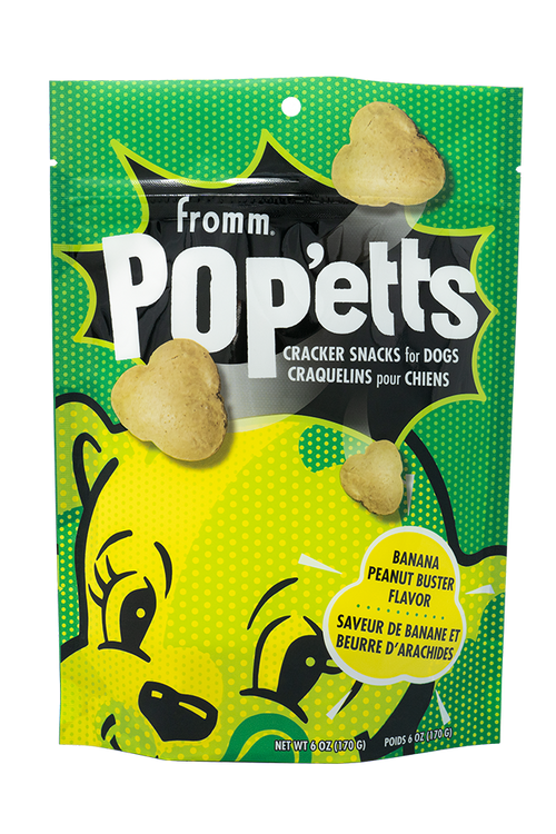 Fromm Pop'etts Banana Peanut Buster Dog Treats