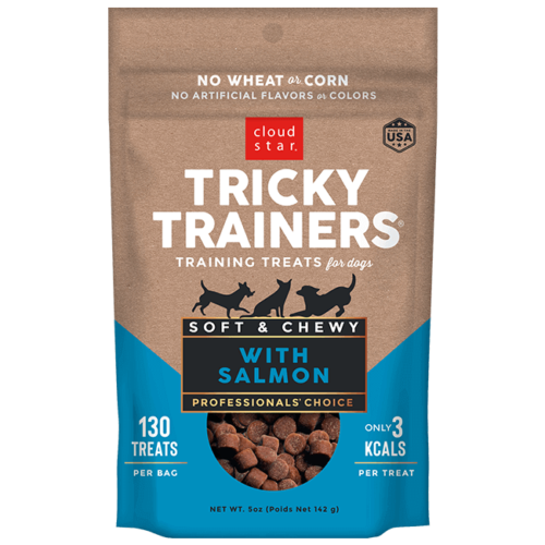 Cloud Star Tricky Trainer Soft & Chewy Salmon Dog Treats