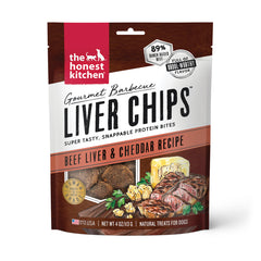 The Honest Kitchen Liver Chips Beef Liver & Chedder Dog Treats