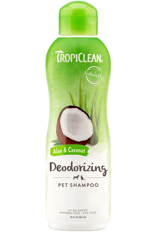 Tropiclean Aloe & Coconut Deodorizing Pet Shampoo