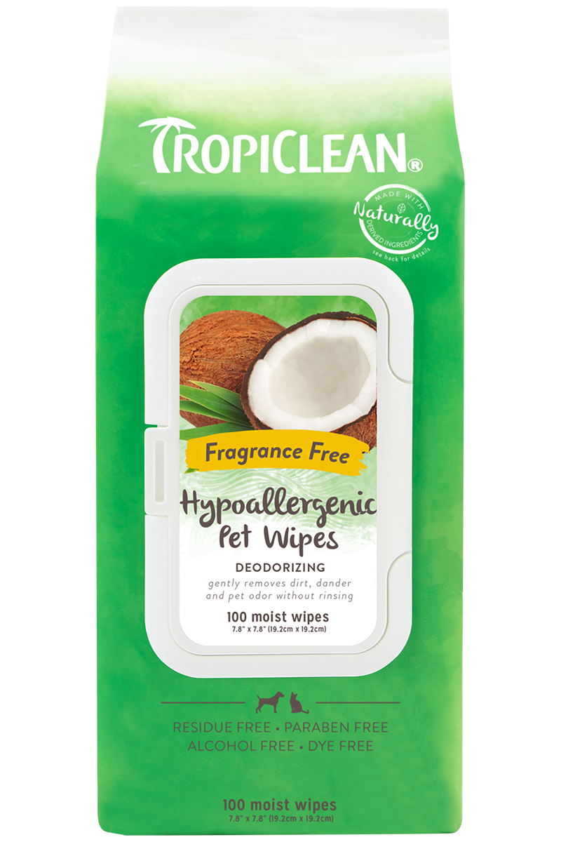 Tropiclean Coconut Hypoallergenic Pet Wipes