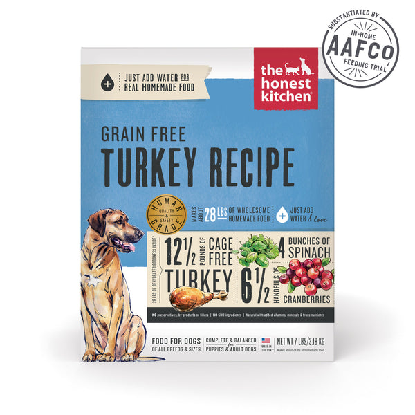 The Honest Kitchen Dehydrated Grain Free Turkey Recipe Dog Food