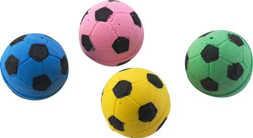 Spot Fun Sponge Soccer Balls Cat Toy