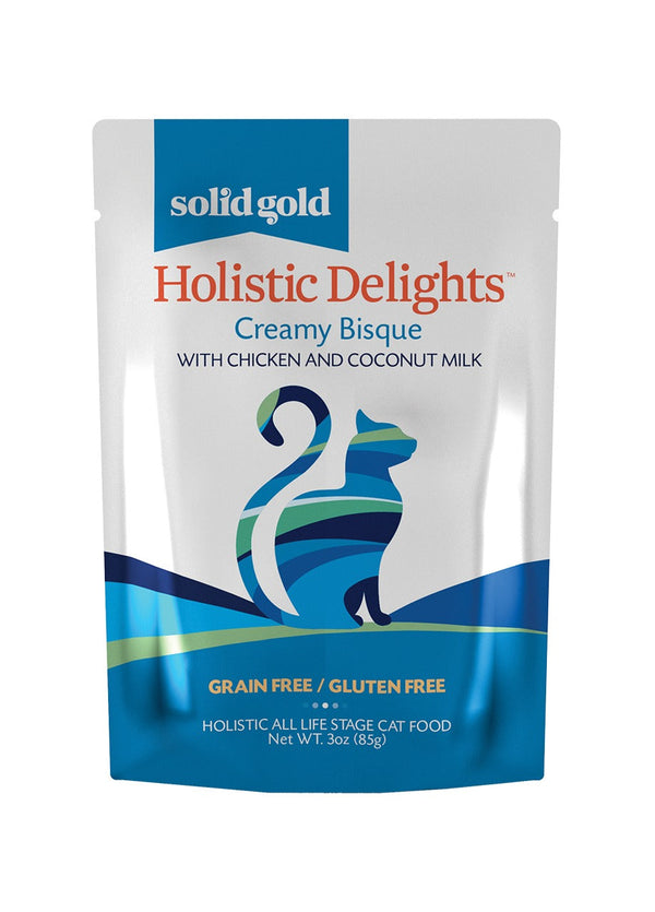 Solid Gold Holistic Delights Creamy Bisque Chicken & Coconut Milk Cat Food