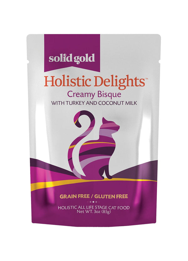 Solid Gold Holistic Delights Creamy Bisque Turkey & Coconut Milk Cat Food
