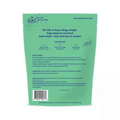 Bocces Snowman Snacks Soft & Chewy Dog Treat