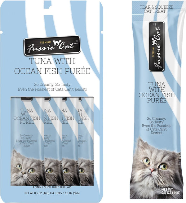 Fussie Cat Tuna with Oceanfish Puree Cat Food