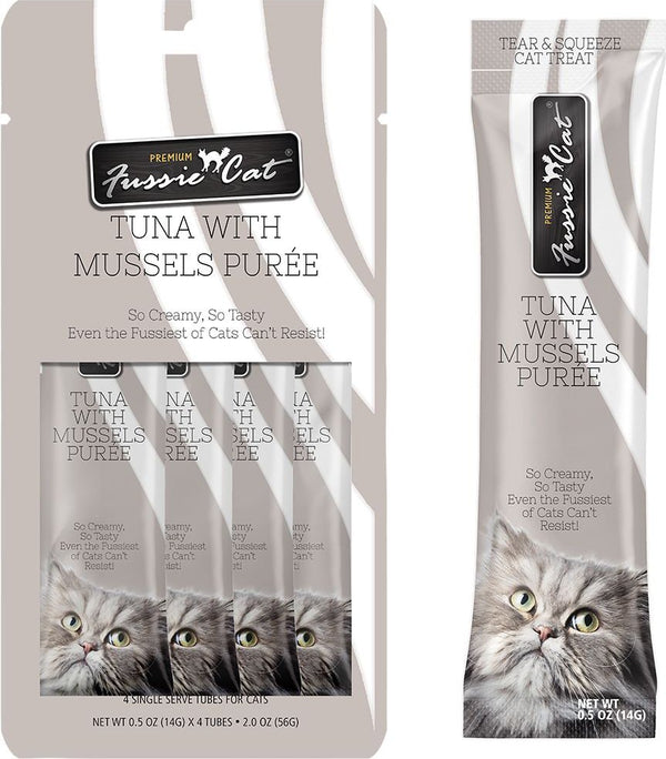 Fussie Cat Tuna with Mussels Puree Cat Food