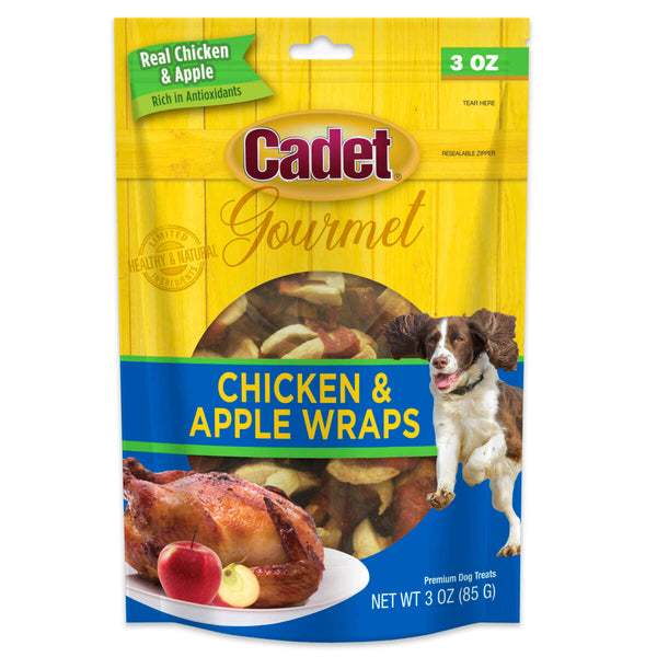 Cadet Chicken and Apple Wrapped Dog Treats