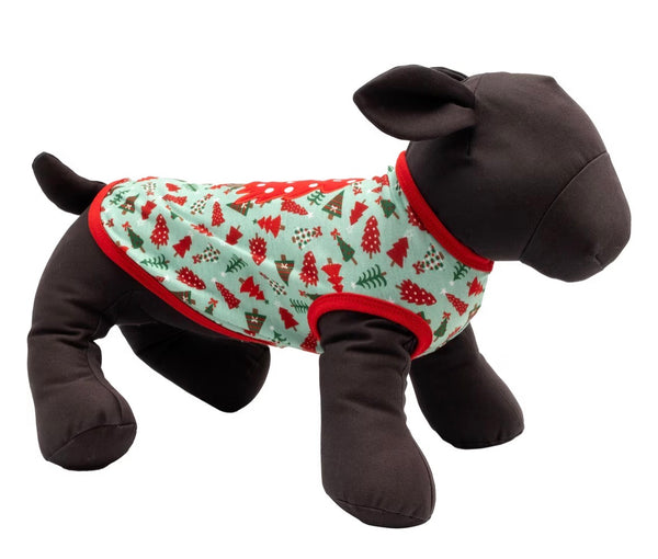 The Worthy Dog Christmas Holiday Trees Tee Pajamas