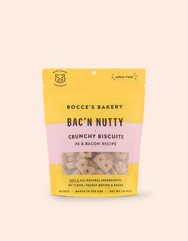 Bocce's Bakery Bac N' Nutty Biscuits Dog Treats