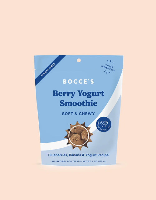 Bocces Berry Yogurt Smoothie Soft & Chewy Dog treat
