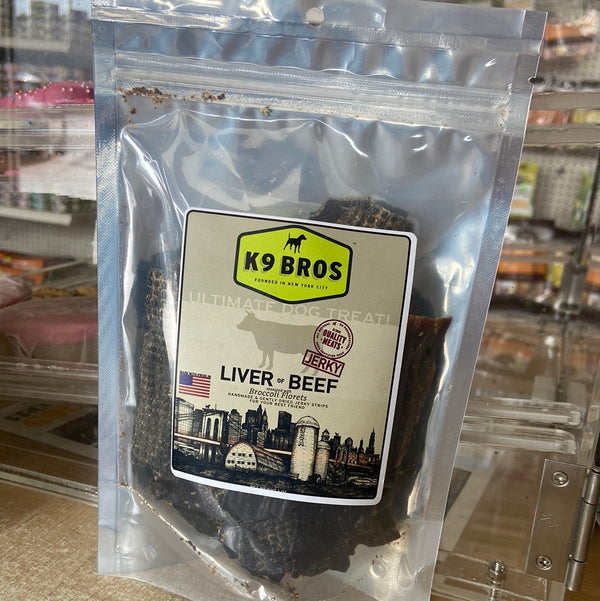 K9 Bros Liver Of Beef Jerky