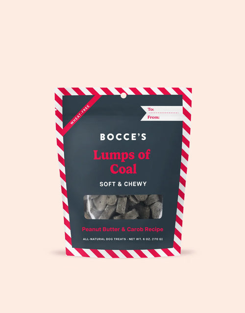 Bocces Lumps Of Coal Soft & Chewy Dog Treat