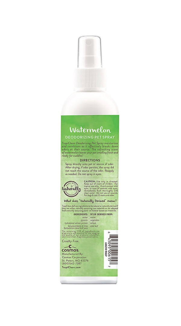 Tropiclean Watermelon Deodorizing Pet Spray