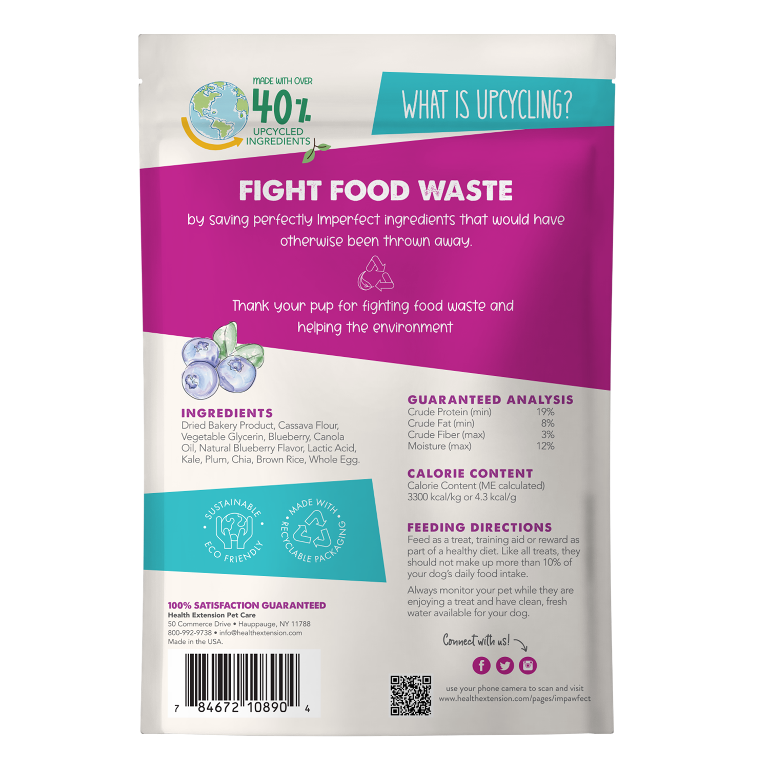 Health Extension Impawfect Blueberry Chia Seeds for Immunity