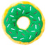 Zippy PawsDonuts Mint Chip Dog Toy