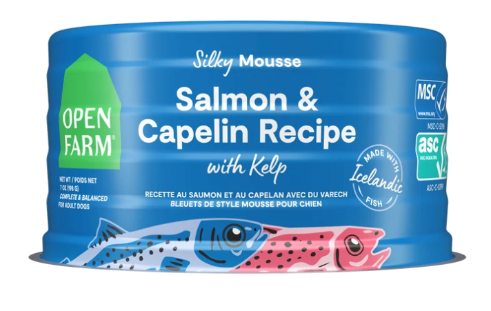Open Farm Mousse Salmon & Capelin 7oz