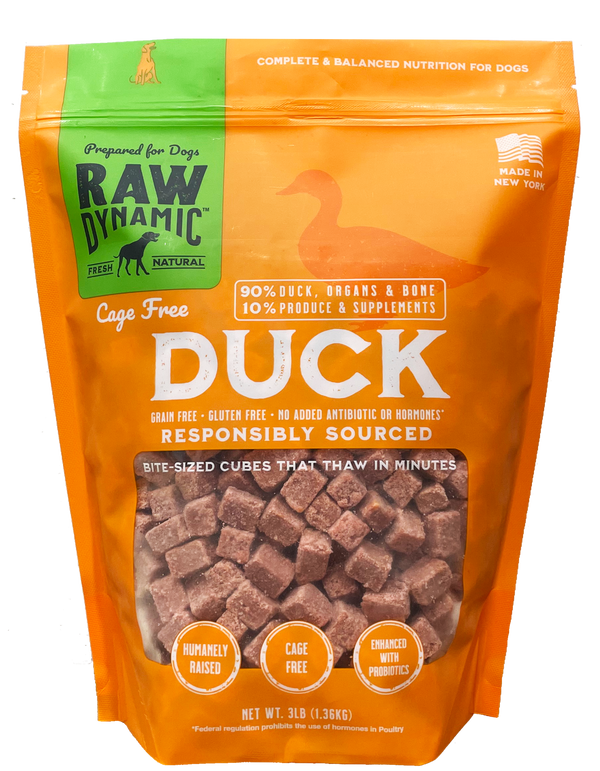 Raw Dynamic Duck Frozen Dog Food