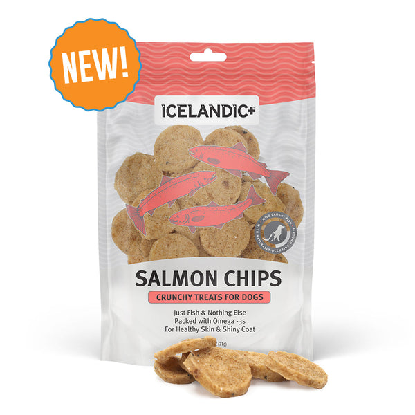 Icelandic+ Salmon Chips Crunchy Dog Treats
