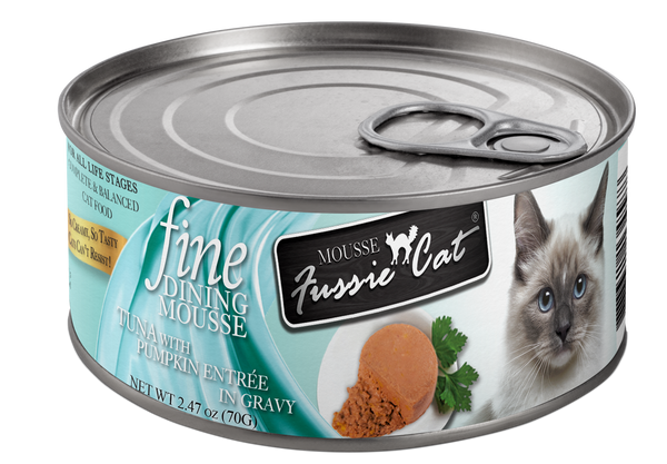 Fussie Cat Fine Dining Mousse Tuna With Pumpkin Entree Canned Cat Food