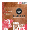 Bones & Co Barkin' Beef Recipe Frozen Patties Dog Food