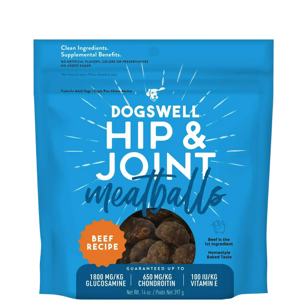 Dogswell Hip & Joint Beef Meatballs Dog Treats