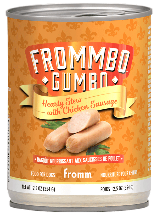 Fromm Frommbo Gumbo Hearty Stew with Chicken Sausage Canned Dog Food