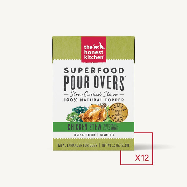 The Honest Kitchen Superfood Pour Overs Chicken Dog Treats