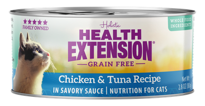 Health Extension Grain Free Chicken & Tuna Recipe Canned Cat Food